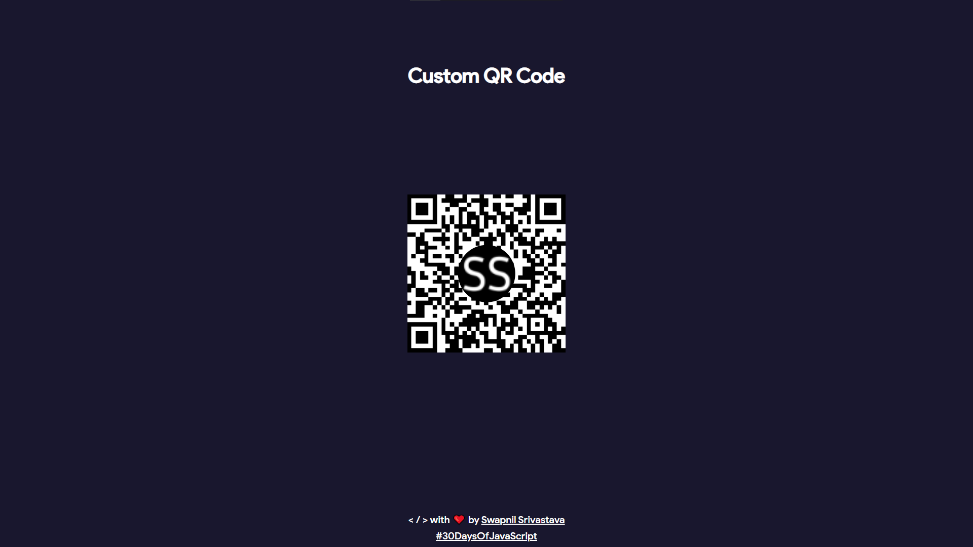 Custom QR Code