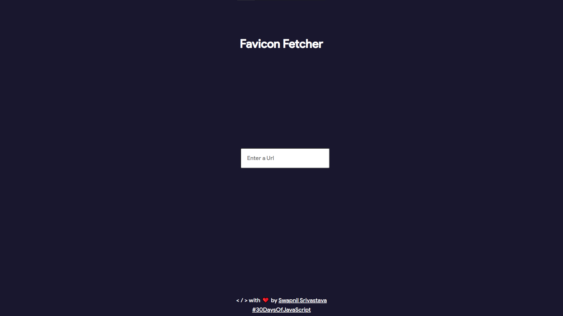 Favicon Fetcher