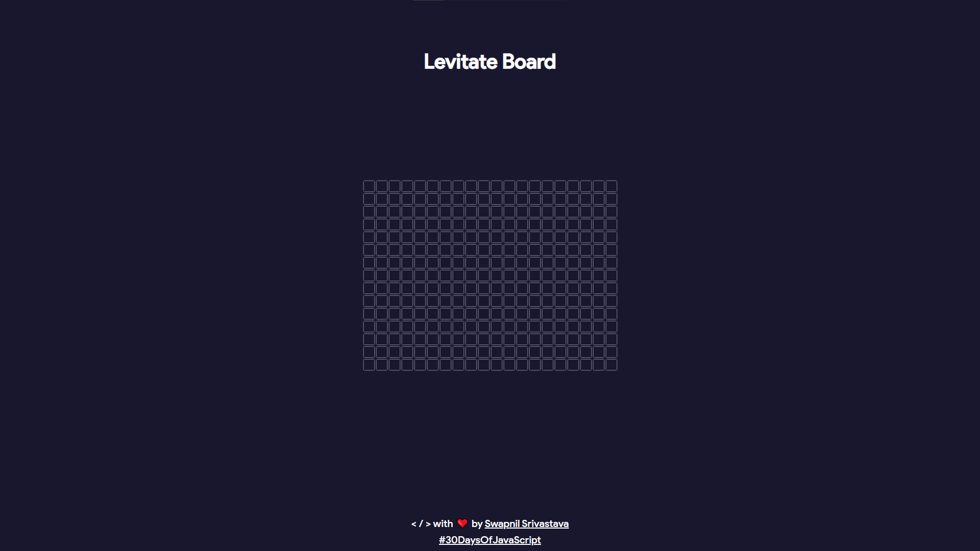 Levitate Board
