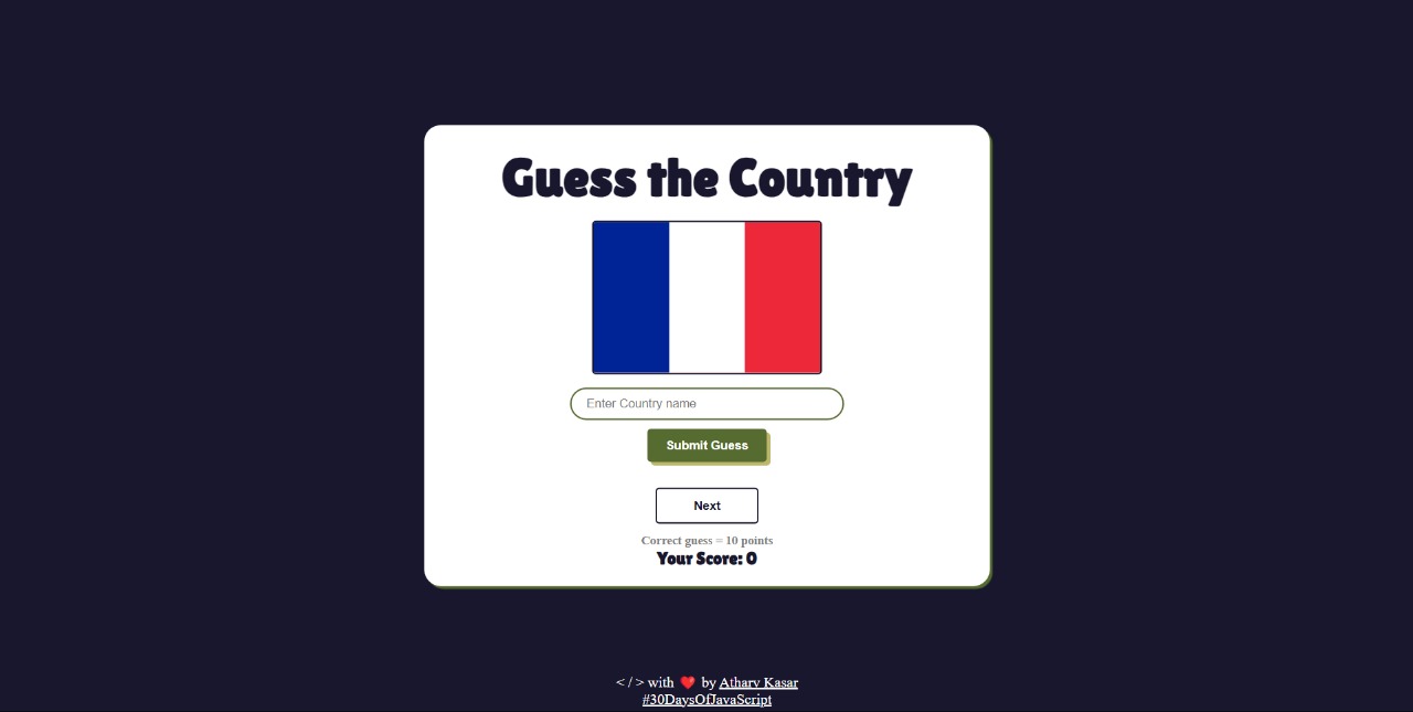 Guess the Country